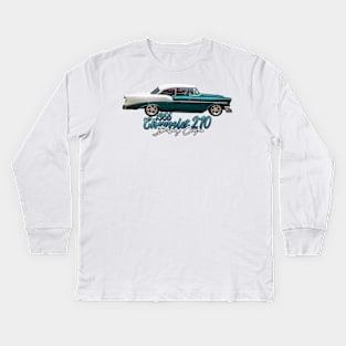 1956 Chevrolet 210 Delray Coupe Kids Long Sleeve T-Shirt